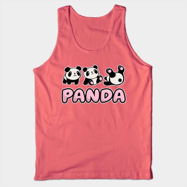 Panda Tank Top by valentinahramov